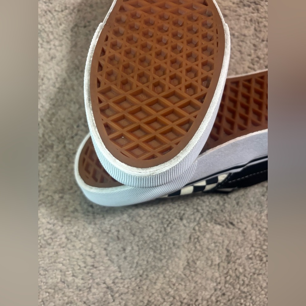 Vans Kids Black and White Checkerboard Sneakers - Picture 5 of 10